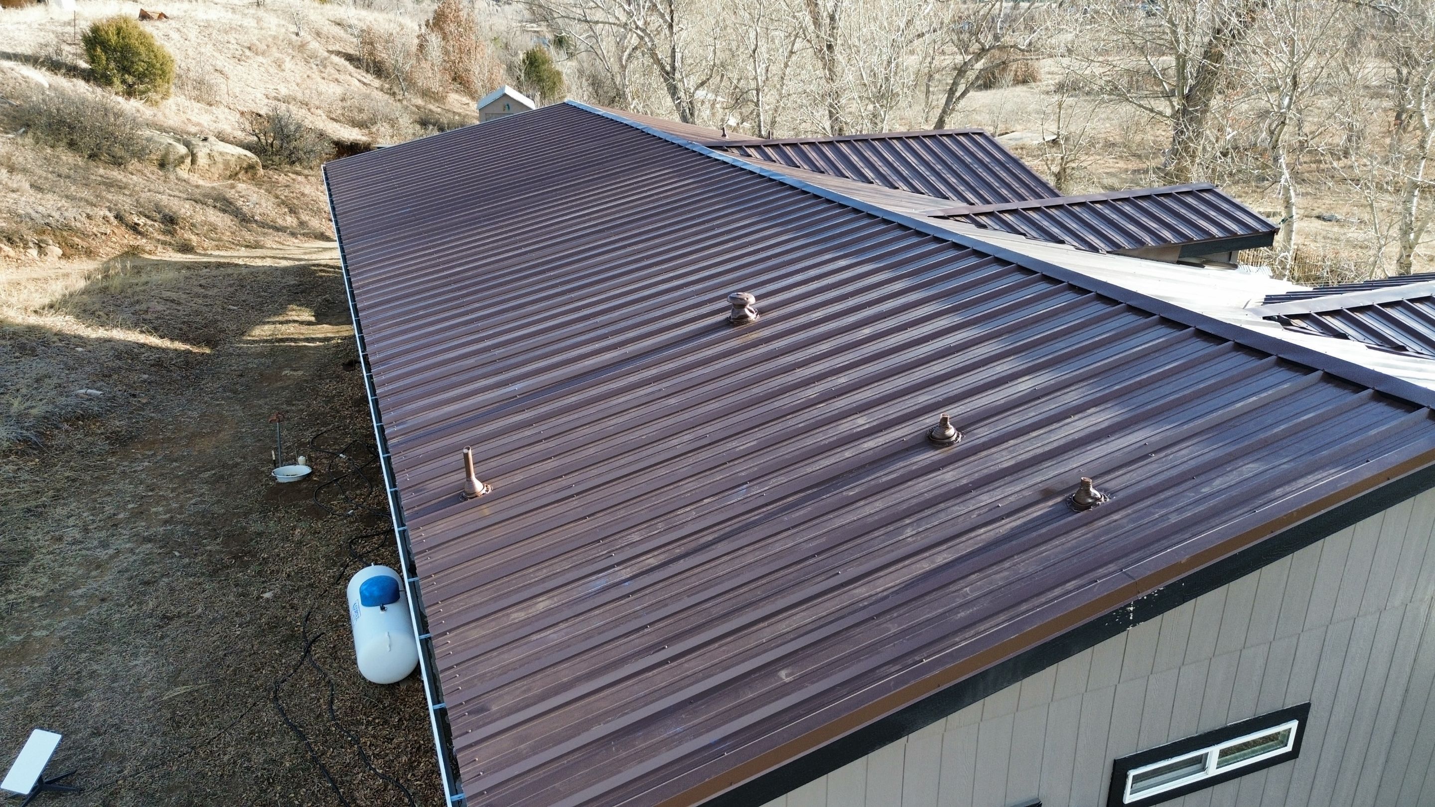 Metal panel roof removal and replacement in Las Vegas, New Mexico
