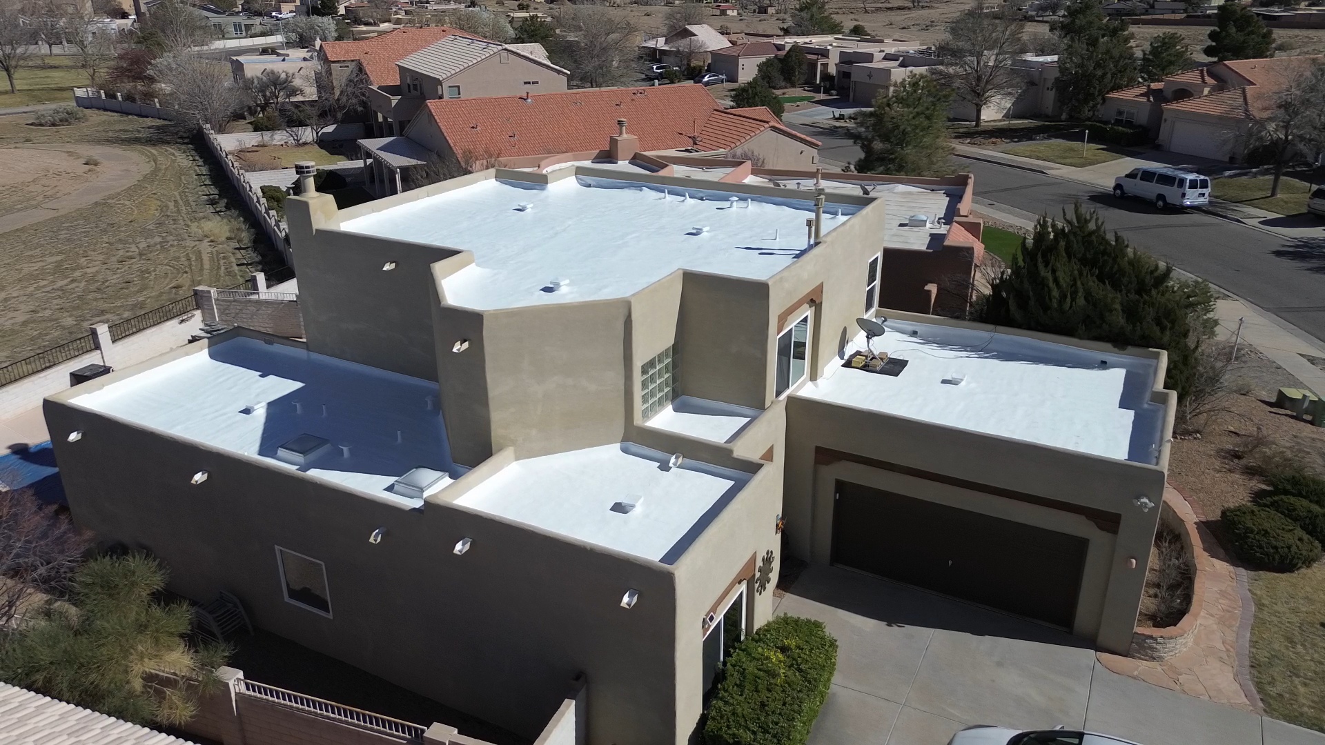 Placeholder for foam roof installation image